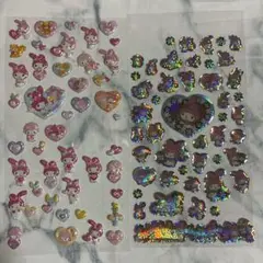 マイメロディ ホログラムシールセット　キラキラ　サンリオ　Sanrio 抜けあり