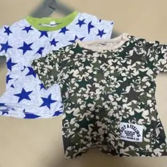 星柄　Tシャツ　２枚セット　80サイズ