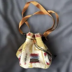 PENDLETON ボア ドロー ポーチショルダーバッグ 巾着 2WAY