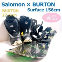 SALOMON Surface 156cm BURTON スノーボード セット