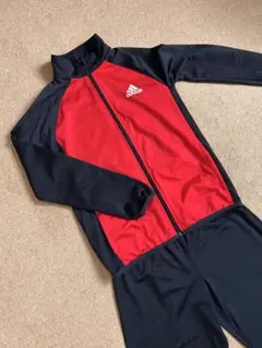 adidas ジャージ上下セット 赤/黒