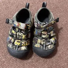 KEEN キーン サンダル 14.5cm 動物カモフラ柄 キッズ 水遊び