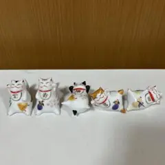 猫　箸置きセット　5個