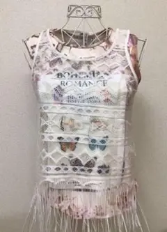 ボヘミアンレースタンクトップセット