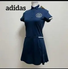 【再値下げ】極美品　adidas　アディダスゴルフ　 フリル　ポロワンピース