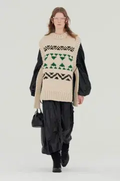 HYKE COWICHAN SWEATER VEST ハイク カウチンベスト