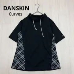 Curves カーブス タグ付き 未使用品 チェック切替 スタンド Tシャツ