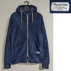 Vaporize ヴェイパライズ フェイクファー風パイル地 ZIP UPパーカー