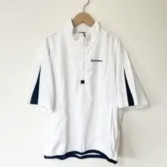 ［Taylor Made］ハーフジップゴルフウェア(L)/スポーツ ホワイト