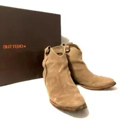 BUTTERO ブッテロ スエード ショートブーツ