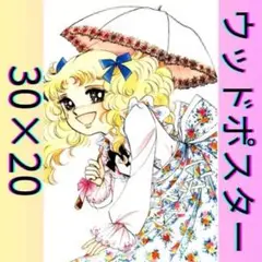 ② キャンディキャンディ ウッドポスター 木製看板