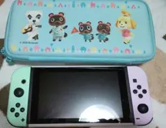 Nintendo Switch本体＆カバー　あつまれどうぶつの森が入ってます
