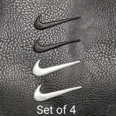 Nike 刺繍ロゴワッペン ゴールド/ゴールド 2 Pair Gold Nike Logo Swoosh Check Mark Lapel Pin Set of 4