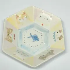 シュガーポッポ　Sugar Poppo 六角形　陶器皿
