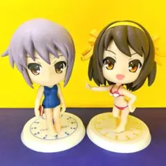 美少女フィギュア一番くじ涼宮ハルヒの籤引　ハルヒ&有希 水着きゅんキャラ