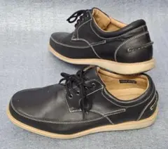 Hawkins Traveller ブラックデッキシューズ