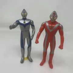 ウルトラマンダイナM、ウルトラマンダイナSソフビ2体セット