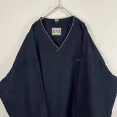 USA古着 00s southwest ナイロンプルオーバー 刺繍 ネイビー