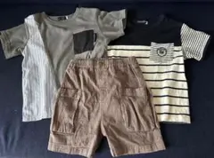 BeBe Tシャツ２枚セットサイズ110 短パン premier （サイズ120