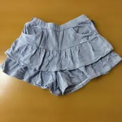 ミキハウス　ストライプ フリル付きショートパンツ　90サイズ