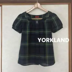 YORKLAND ヨークランド　美品　トップス　チェック
