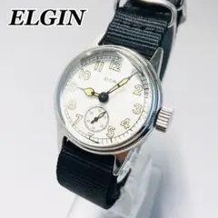 【極美品・OH済】ELGIN/エルジン アンティーク WW2 ミリタリー 腕時計