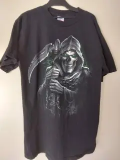 TENNESSEE RIVER Tシャツ Mサイズ 黒 スカル　ドクロ　死神