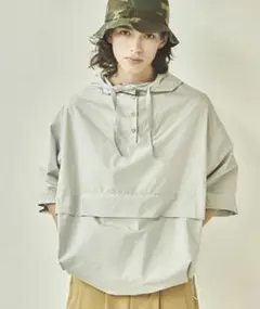 【極美品】Kelen ケレン　アノラックパーカー　半袖　ベージュS チュニック