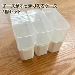 DAISO チーズがすっきり入るケース 3個セット 冷蔵庫整理 収納グッズ