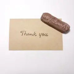 Thank you 消しゴムはんこ
