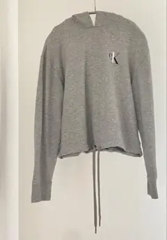 【最終価格】Calvin Klein CK ONE フーディー グレー／S