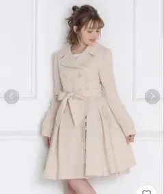 定価17380円 LODIPOTTO 2wayガーリーフリルトレンチコート