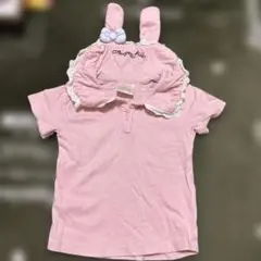 My Melody ウサギ耳付きトップス