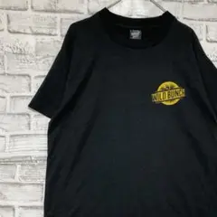 USA製90sヴィンテージTシャツ！シングルステッチ　ブラック半袖古着L721