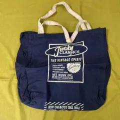 Junky Classics ネイビートートバッグ②