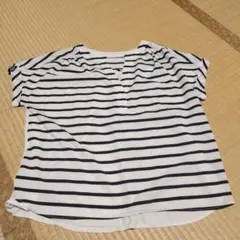 ROPEストライプ 半袖シャツ Mサイズ