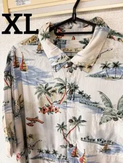 Batik Bay アロハシャツ XL 海 ビーチ レーヨン100