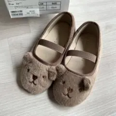 美品petit main★クマ顔デザインシューズ 16cm