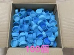 ペットボトルキャップ（水色）　100個