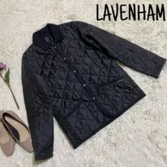 LAVENHAM ラベンハム キルティング ダウンジャケット コート ブラック