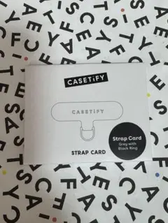 CASETiFY Strap Card ブラックRing新品未開封