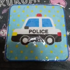 パトカーハンドタオル