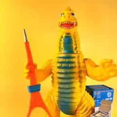 仁*様 バンダイ　ブルマァク　1991 ジャイアント　レッドキング　ソフビ 高品質の人気 仁*様 バンダイブルマァク1991 ジャイアントレッド