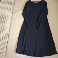 a.v.v standard ネイビー ロングニット ワンピース
