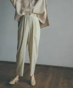 美品 CLANE ハイウエストパイソンパンツ クラネ