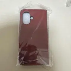 iPhone 16用 レッド手帳型ケース