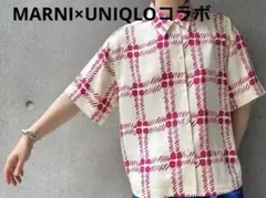 MARNI×UNIQLOコラボ　半袖シャツ