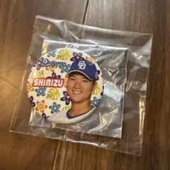 ドラゴンズ　沖縄キャンプ　シークレット缶バッジ　清水