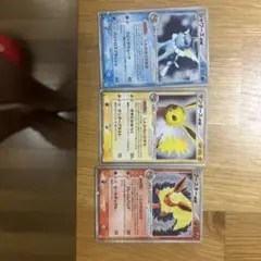 ポケモンカード イシツブテ サンダース ブースター 3枚セット