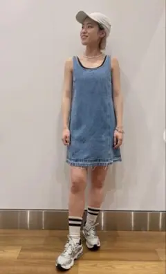 GAP ウルトラソフトデニムミニワンピース